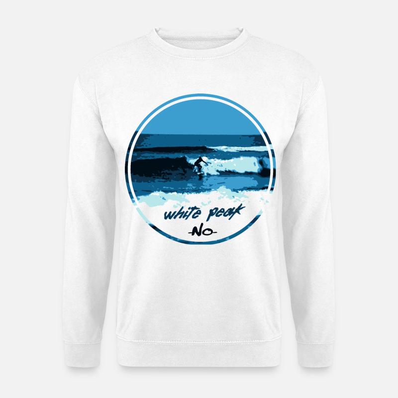 Weißer Peak - Unisex Pullover - Weiß