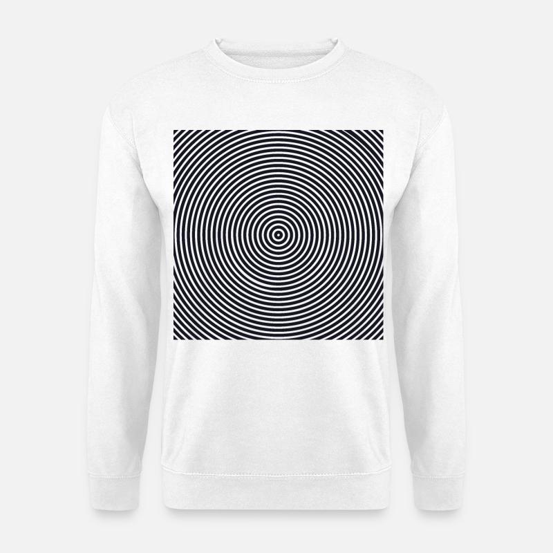 Hypnosis Pattern - Unisex Sweatshirt - white