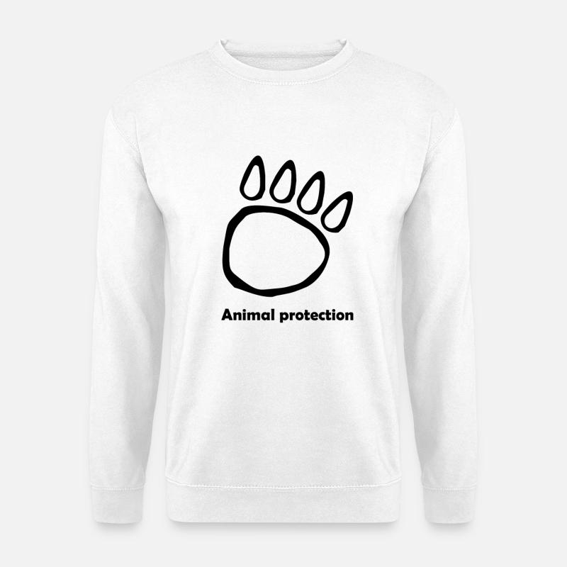 Tierschutz - Unisex Pullover - Weiß