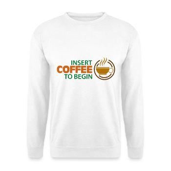 Work motivation - Unisex Sweatshirt - white - Front