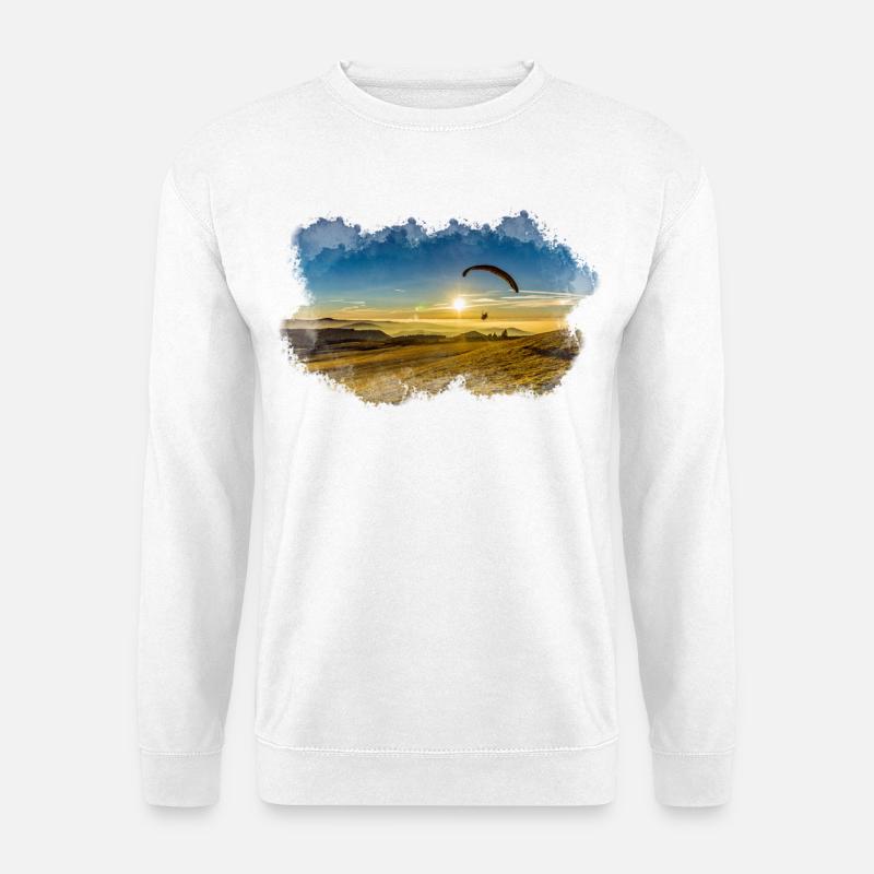 Paragliding Wasserkuppe - Unisex Pullover - Weiß