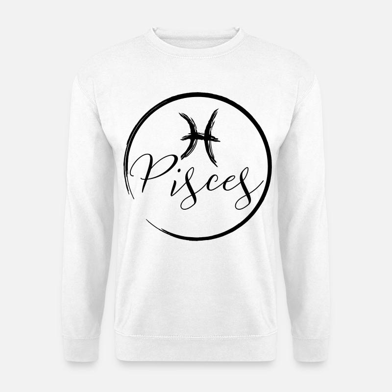 Horoscope Pisces - Unisex Sweatshirt - white
