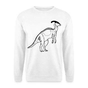 Dinosaur Parasaurolophus - Unisex Sweatshirt - white - Front
