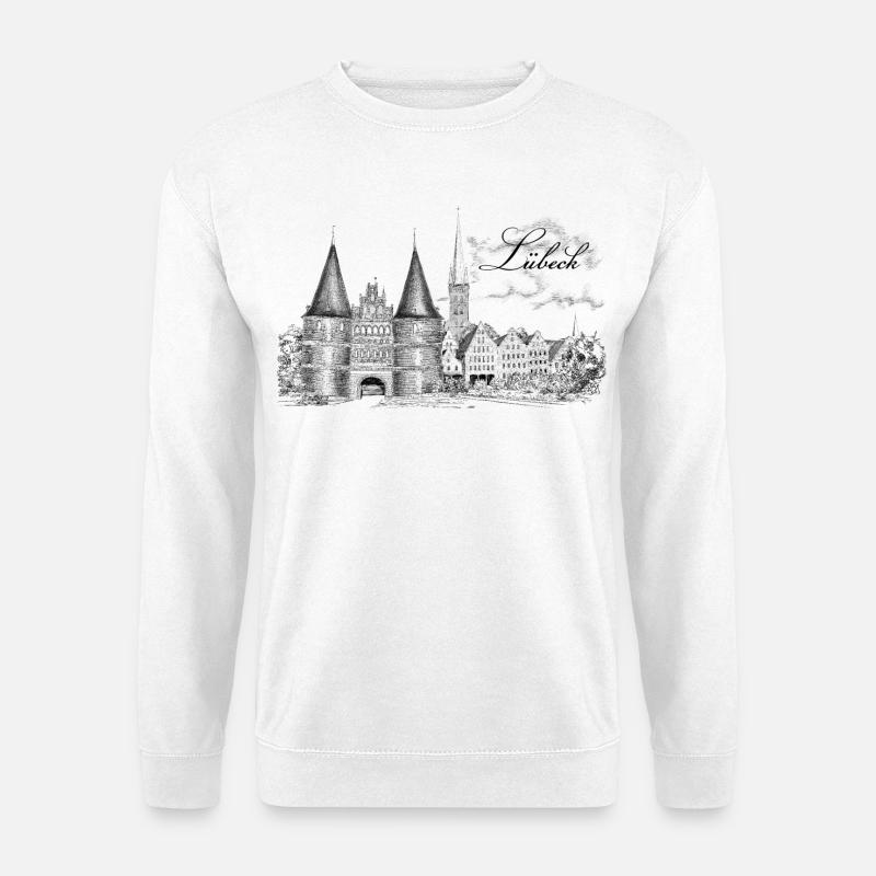Lübeck - Unisex Pullover - Weiß