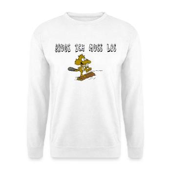 Bieber - Unisex Pullover - Weiß - Vorne
