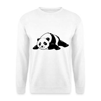 Lustige schwarz-weiße süße Panda Bear Tanz Dab - Unisex Pullover - Weiß - Vorne