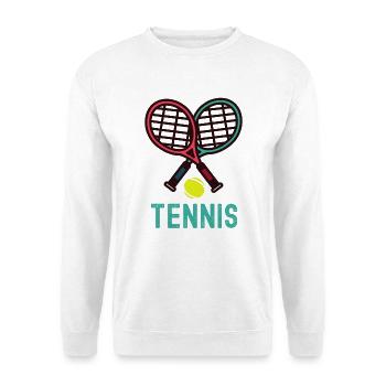 Tennis - Unisex Sweatshirt - white - Front