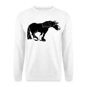 funny Tinker black, Irish Cob - Unisex Sweatshirt - white - Front