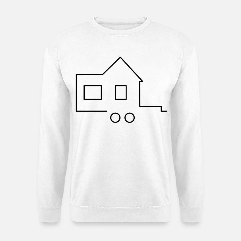 Tiny house - Unisex Sweatshirt - white