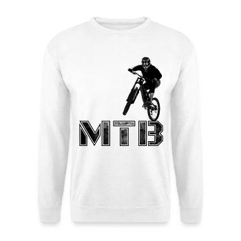 Cadeau VTT VTT - Sweat-shirt Unisexe - blanc - Devant