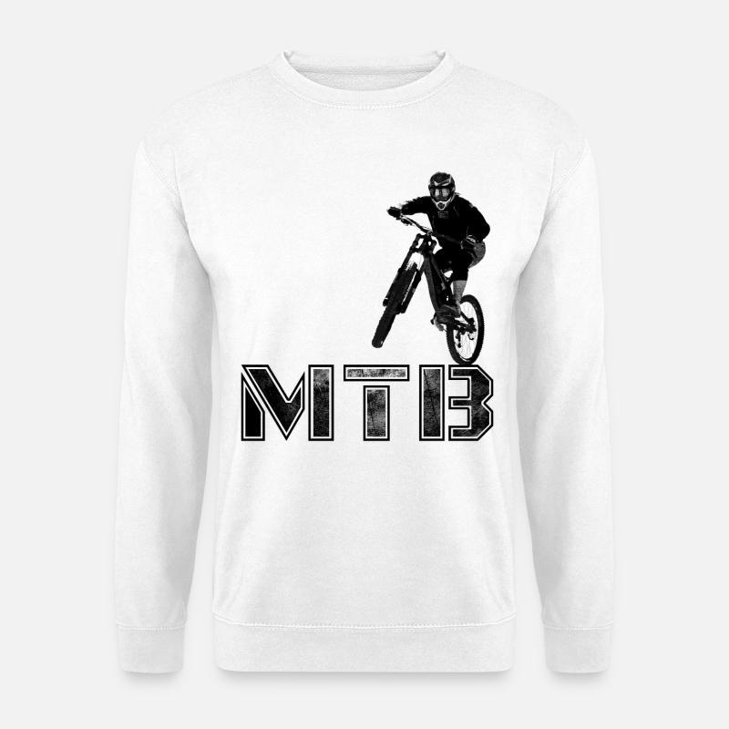 MTB Mountainbiking Geschenk - Unisex Pullover - Weiß