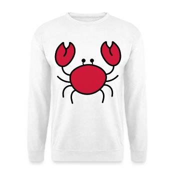 Krebs - Unisex Pullover - Weiß - Vorne