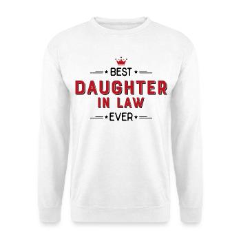 belle-fille - Sweat-shirt Unisexe - blanc - Devant