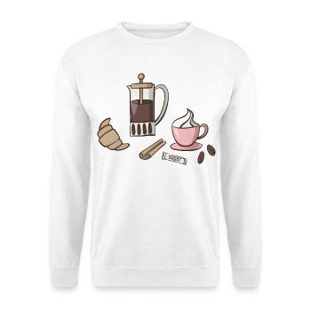 breakfast - Unisex Sweatshirt - white - Front