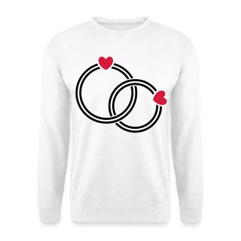 Les alliances - Sweat-shirt Unisexe - blanc - Devant