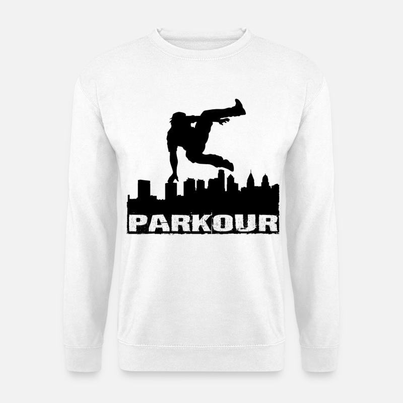 Parkour - Unisex Pullover - Weiß