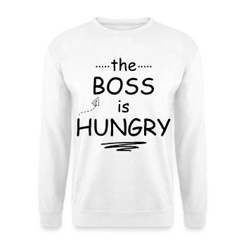 Le bébé a faim - Sweat-shirt Unisexe - blanc - Devant