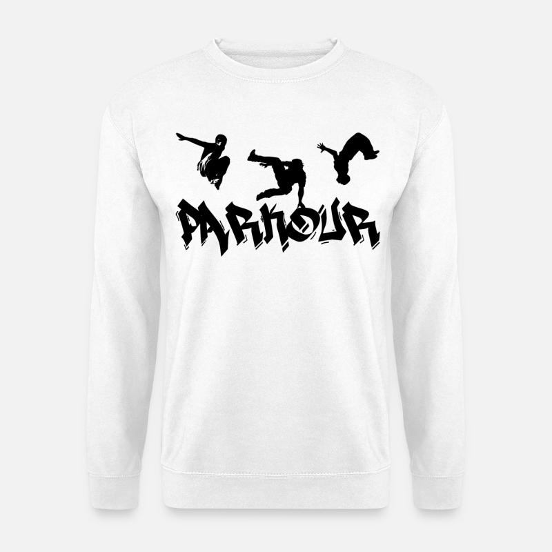 Parkour - Unisex Pullover - Weiß