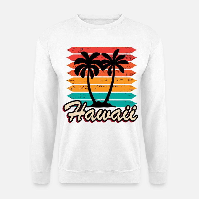Hawaii - Unisex Pullover - Weiß