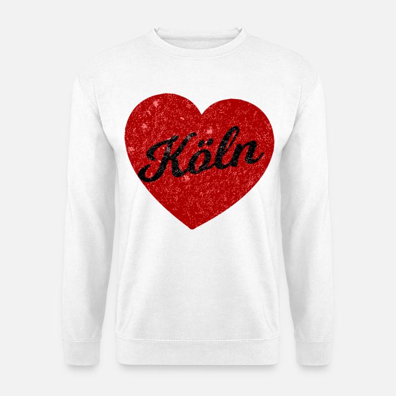 Kölsches Herz - Unisex Pullover - Weiß