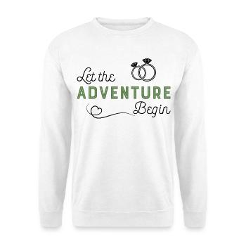 Hochzeit - Unisex Pullover - Weiß - Vorne