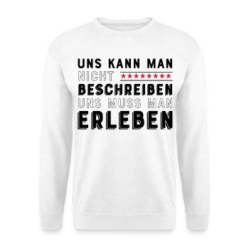 Freunde für immer - Unisex Pullover - Weiß - Vorne