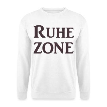Ruhezone - Unisex Pullover - Weiß - Vorne