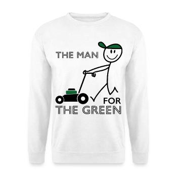 Des phrases drôles pour les jardiniers - Sweat-shirt Unisexe - blanc - Devant