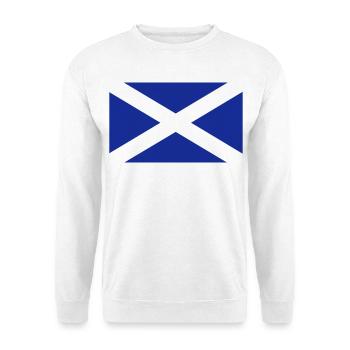 Scotland flag - Unisex Sweatshirt - white - Front