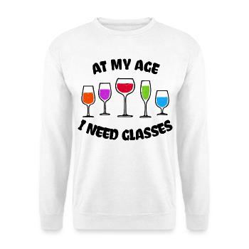 Drôle de blague humoristique Déclaration Cool - Sweat-shirt Unisexe - blanc - Devant