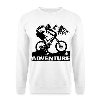 MTB - Sweat-shirt Unisexe - blanc - Devant