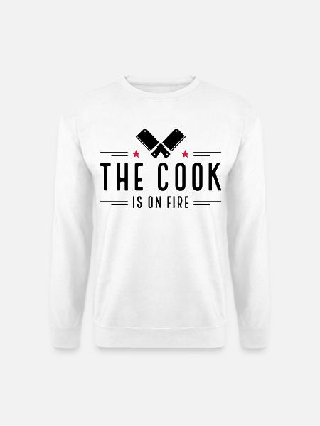 Cuire - Sweat-shirt Unisexe - blanc