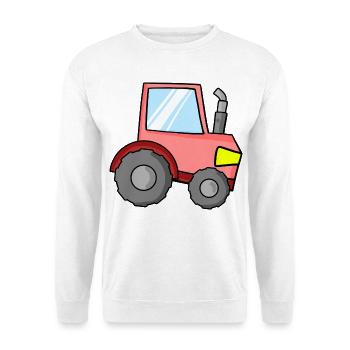 Tractor for children - Unisex Sweatshirt - white - Front