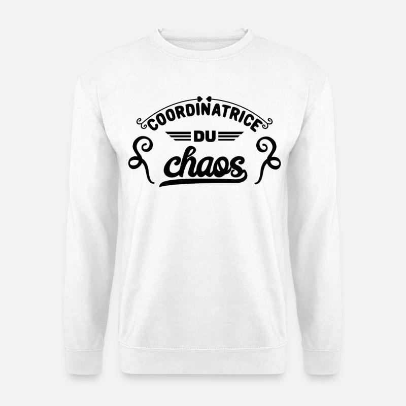 Chaos Coordinator - Unisex Sweatshirt - white