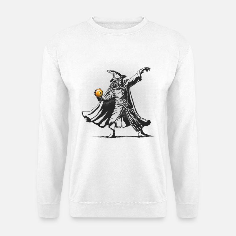 Der Kugelwerfer - Unisex Pullover - Weiß