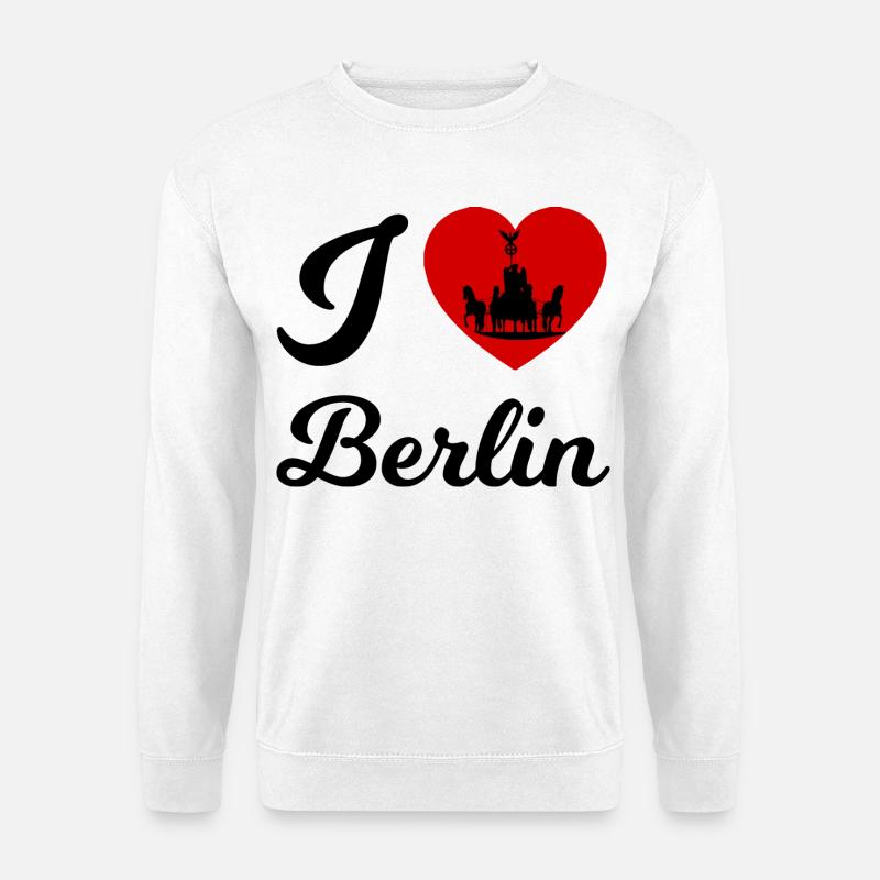 Berlin Deutschland - Unisex Pullover - Weiß