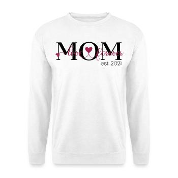 Mom - Unisex Pullover - Weiß - Vorne