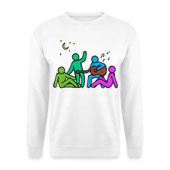 Les meilleurs amis amis amitié - Sweat-shirt Unisexe - blanc - Devant