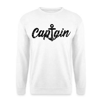Capitaine capitaine - Sweat-shirt Unisexe - blanc - Devant