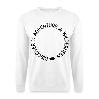 Aventuriers - Sweat-shirt Unisexe - blanc - Devant