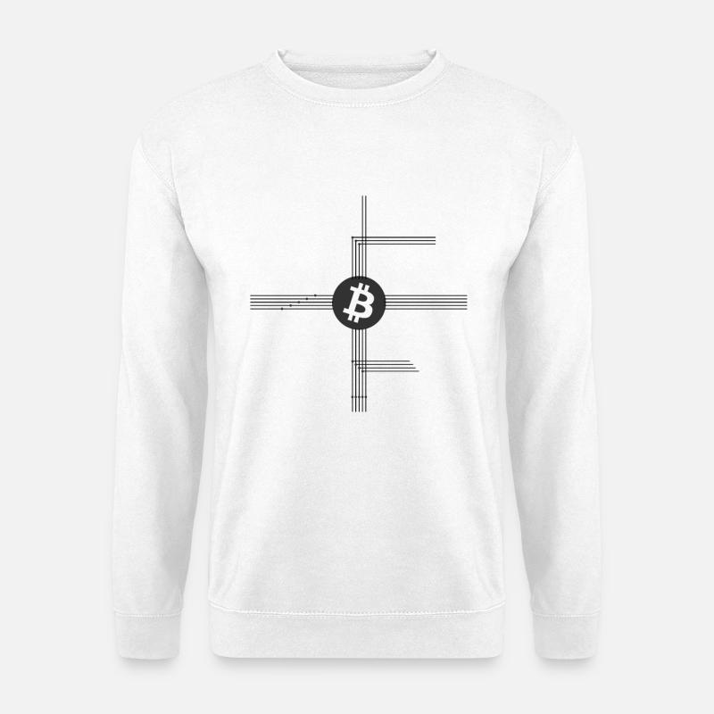 Bitcoin Network - Unisex Sweatshirt - white