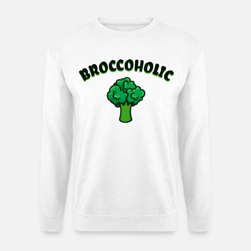 Lustige Sprüche Vegan Gesund - Unisex Pullover - Weiß