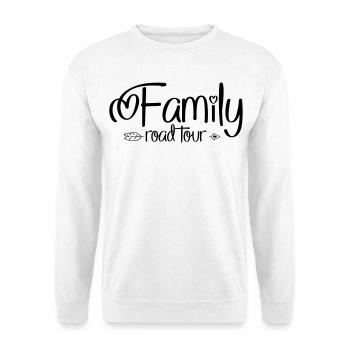 Holidays with the family - Unisex Sweatshirt - white - Front