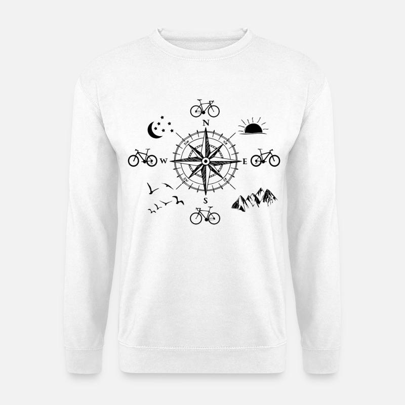 Fahrrad - Unisex Pullover - Weiß