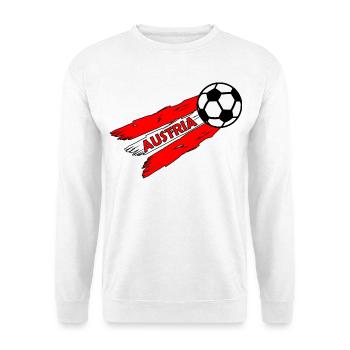 Football Fans Autriche - Sweat-shirt Unisexe - blanc - Devant