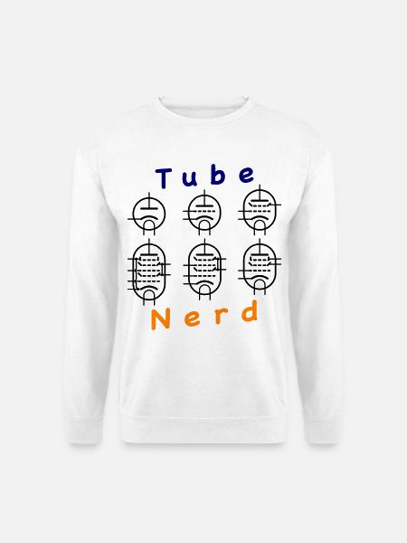 Vacuum Tube Nerd - Unisex Sweatshirt - white