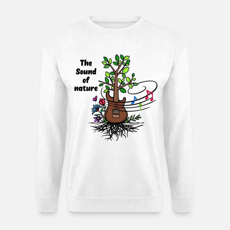 Wurzel Frischluft Natur Statement - Unisex Pullover - Weiß