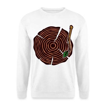 Naturliebhaber Natur Baum - Unisex Pullover - Weiß - Vorne