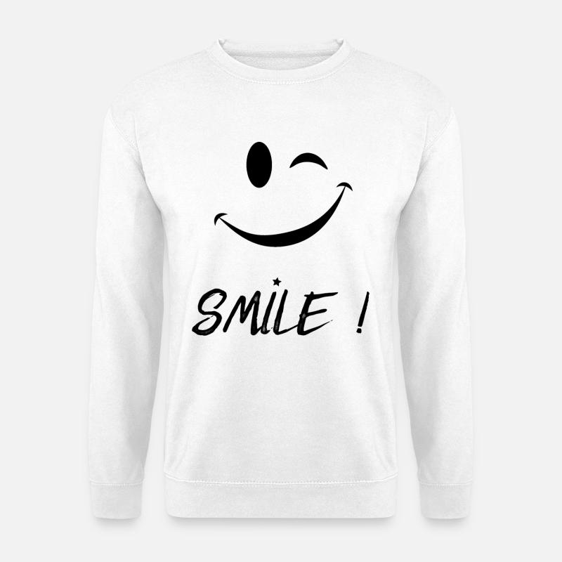 Smile - Unisex Pullover - Weiß