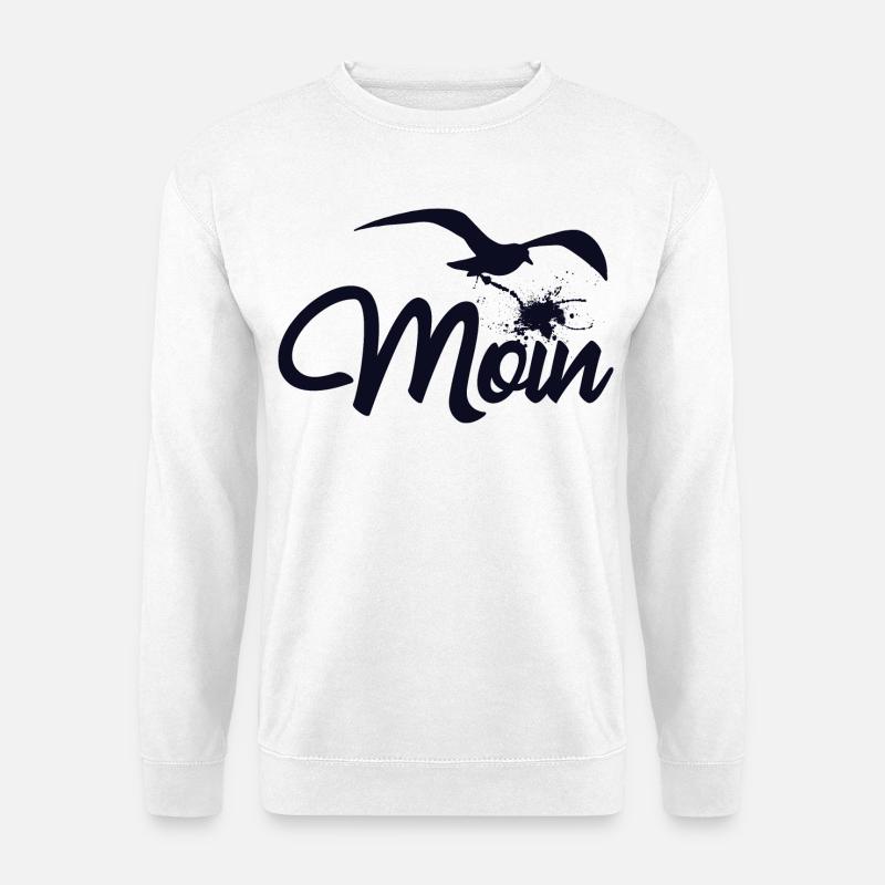 Moin - Unisex Pullover - Weiß